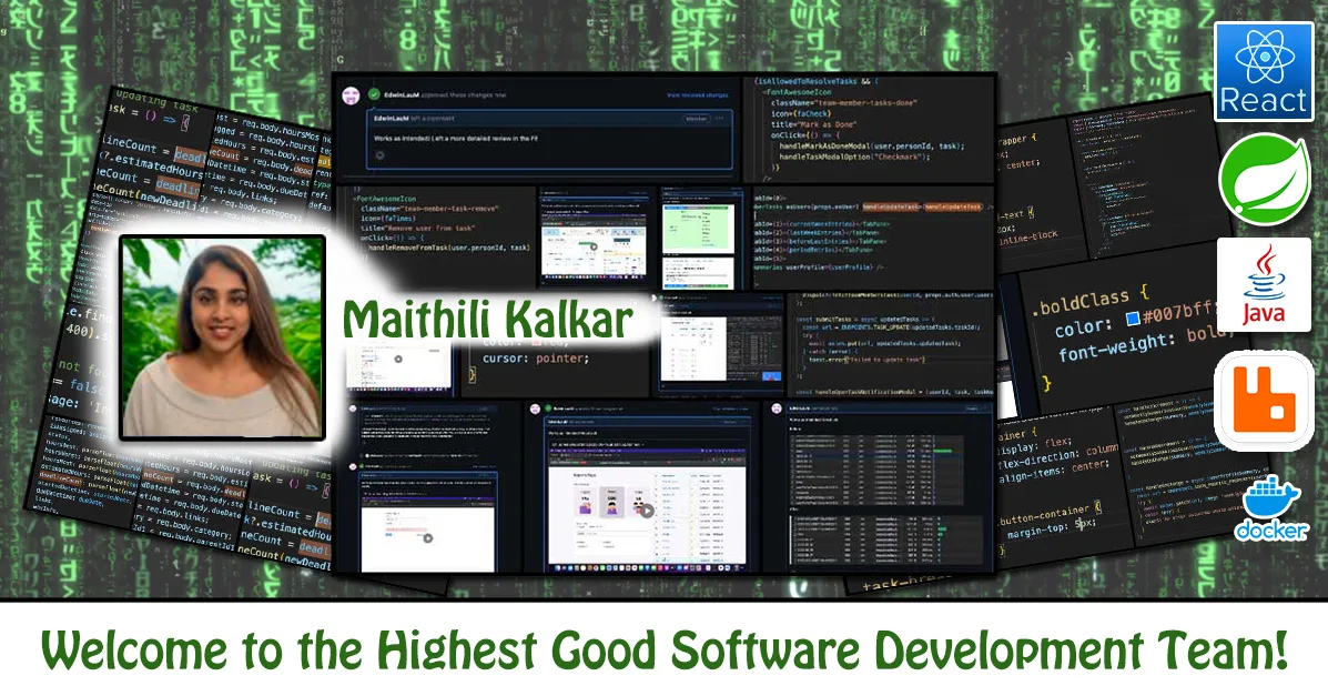 Maithili Kalkar, Software Engineer, One Community