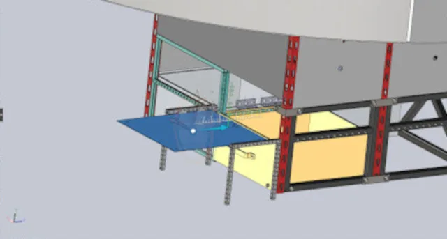 vermiculture separation slider, compost processing system, human waste compost separator, compost slider insertion, vermiculture toilet mechanism, compost extraction system, sustainable waste management, compost separation equipment, fea compost slider analysis