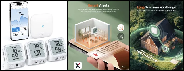 X-SENSE WI-FI HYGROMETER (STH0A31) SPECIFICATIONS x-sense, wifi-hygrometer, temperature-monitoring, humidity-sensor, smart-sensor, real-time-alerts, vermiculture, environmental-monitoring, wireless-sensor, climate-control