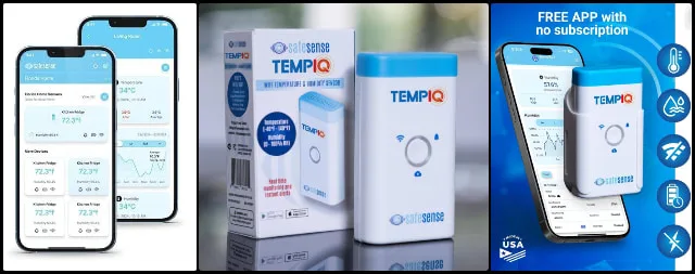TEMPIQ WIFI TEMPERATURE & HUMIDITY SENSOR SPECIFICATIONS tempiq-sensor, wifi-temperature-monitor, humidity-tracking, real-time-alerts, environmental-sensor, vermiculture, climate-monitoring, smart-device, wireless-monitoring, data-logging