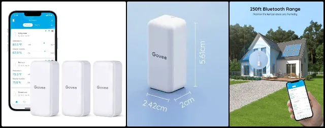GOVEE HYGROMETER THERMOMETER SPECIFICATIONS govee-hygrometer, bluetooth-sensor, temperature-monitoring, humidity-sensor, smart-alerts, environmental-tracking, vermiculture, climate-sensor, data-logging, budget-sensor