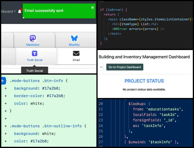Team Alpha, Highest Good Network Software, No-waste World Building , One Community Weekly Progress Update #691, open source project development, sustainable software solutions, student evaluation system backend, pull request code review, React component UI updates, dark mode interface design, booking system payment logic, merge conflict resolution, software development team collaboration