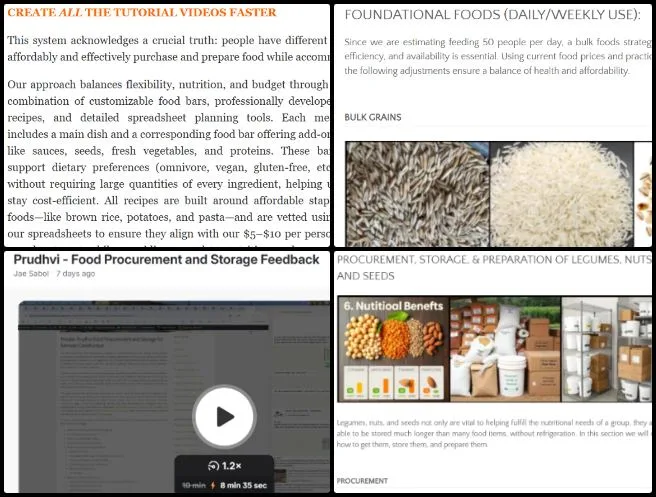Prudhvi Marpina, Highest Good Food, Cooperatively Solving Global Problems, One Community Weekly Progress Update #690, HGN Software Development, Food Procurement page revisions and Phase 5 governance updates