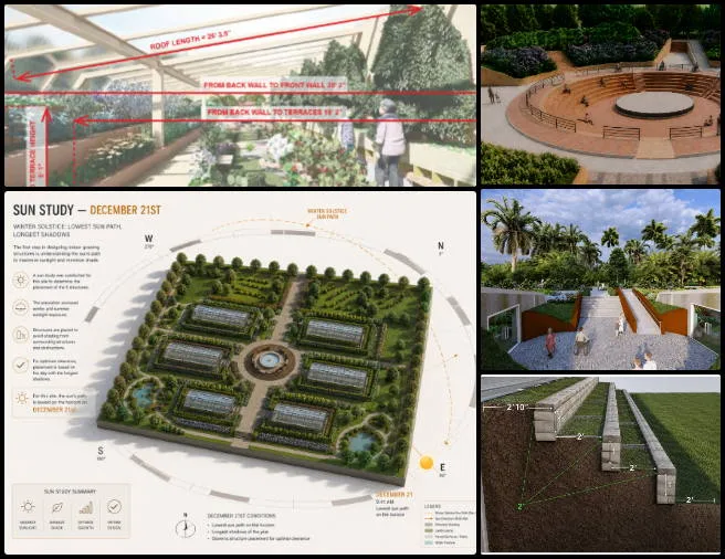 Shivangi Varma, Highest Good Food, Active Eco-reinvention of Our World, One Community Weekly Progress Update #692, Open Source Hub Diagrams, final OSH diagrams shared for review, 3D ADA access render, ADA access diagram finalization, sun study diagrams completion