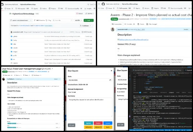 Team Reactonauts, Highest Good Network, Software, Sustainable, Global , support, Ecorenaissance, 689, software, development, strategy, integration, backend, frontend, network, configuration, notification, Environment