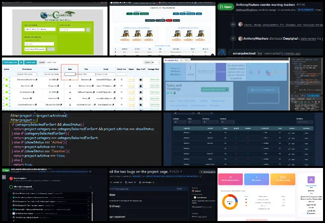 Team Skye, Highest Good Network Software, Active Eco-reinvention of Our World, One Community Weekly Progress Update #692, SonarQube issue resolution, Garden Management dashboard, Volunteer Hours Reporting API, dark mode responsive design, Linux CI build fixes, WCAG accessibility compliance, project search empty state, LBDashboard bidding page, React PropTypes optimization, Highest Good Network development