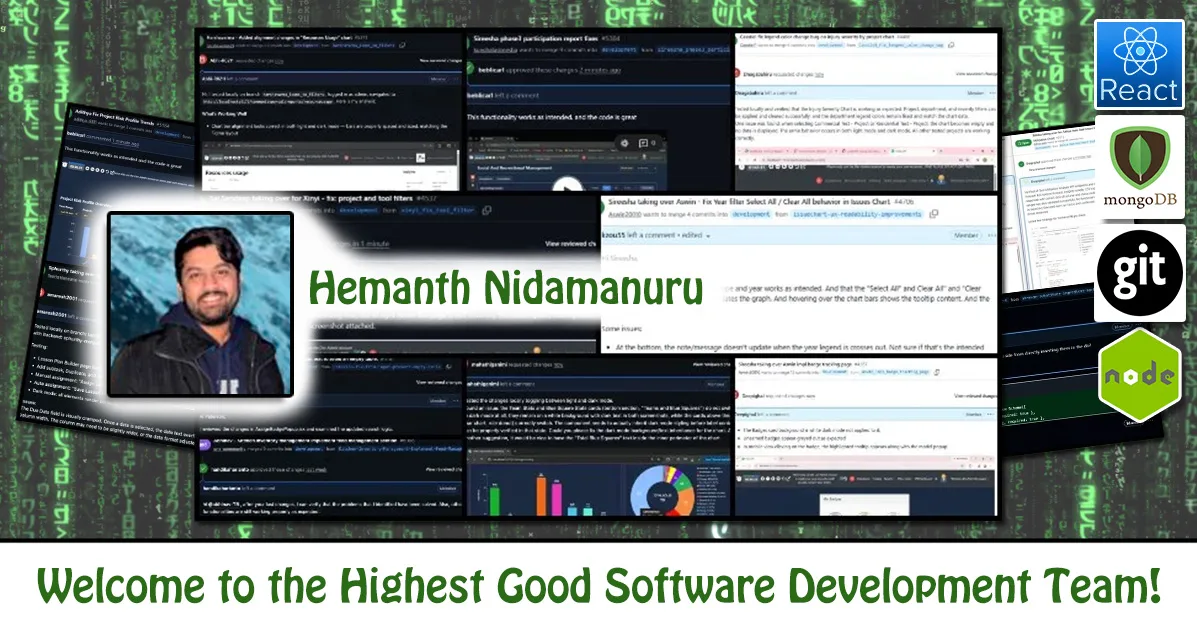 Hemanth Nidamanuru, Data Engineer, One Community