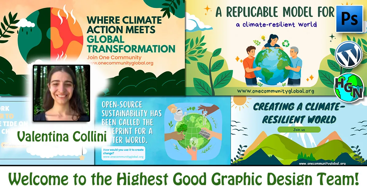 Valentina Collini, Graphic Designer, One Community