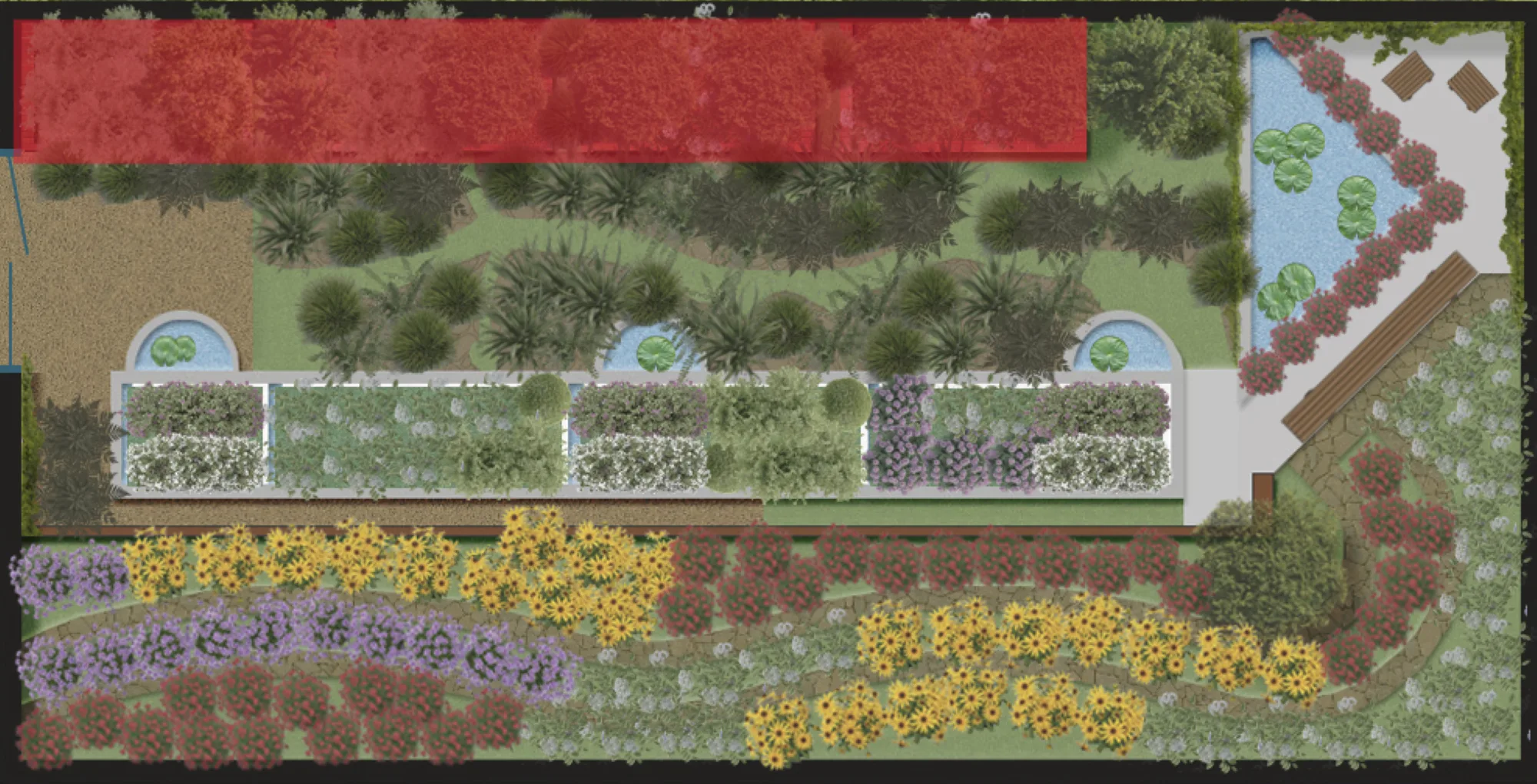Overstory trees landscape design
