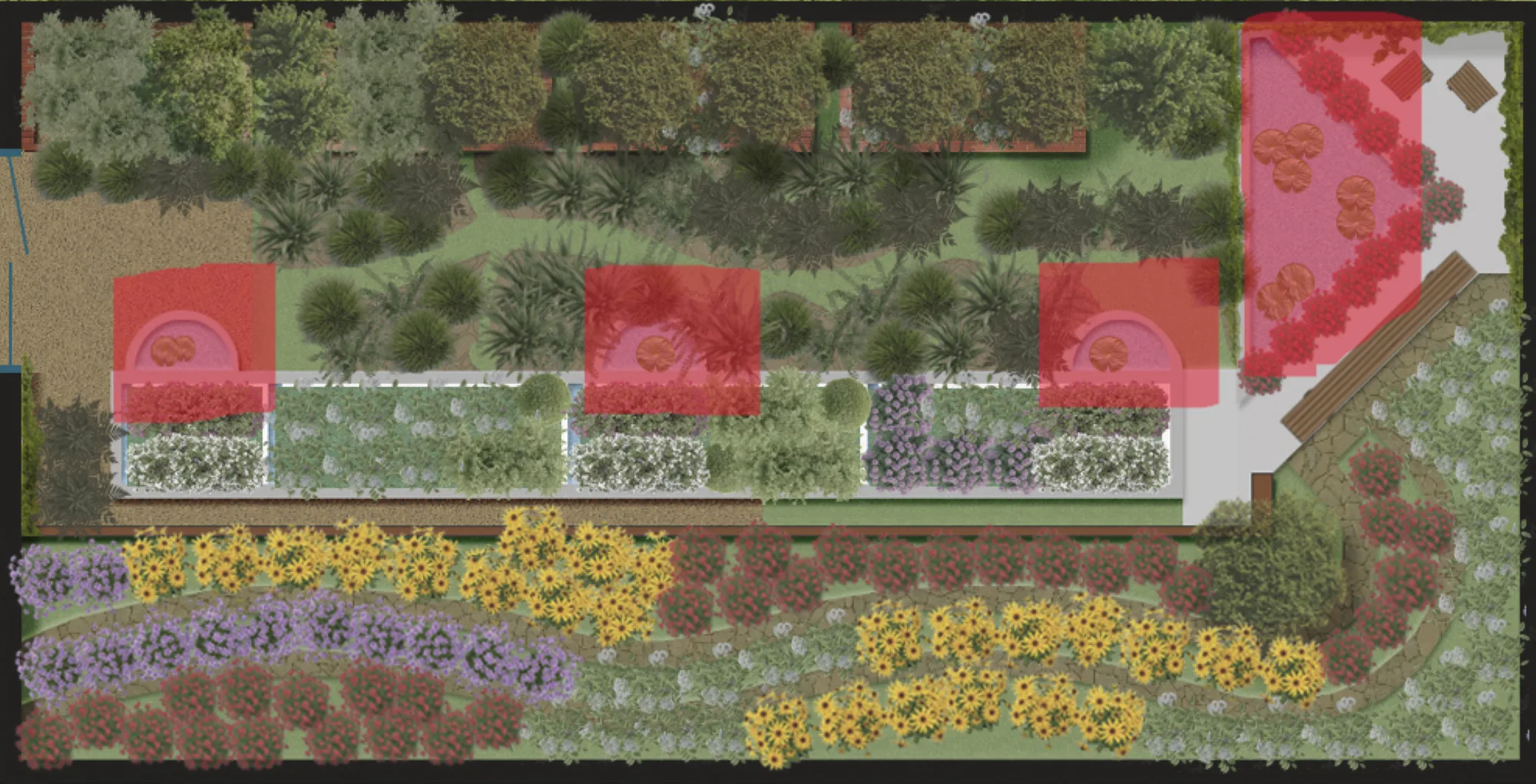 Water plantings aquaponics landscape plan