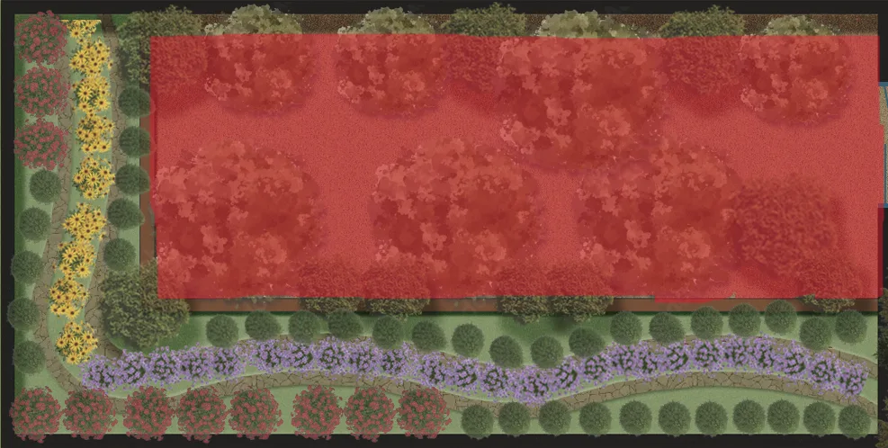Floor plantings landscape design plan