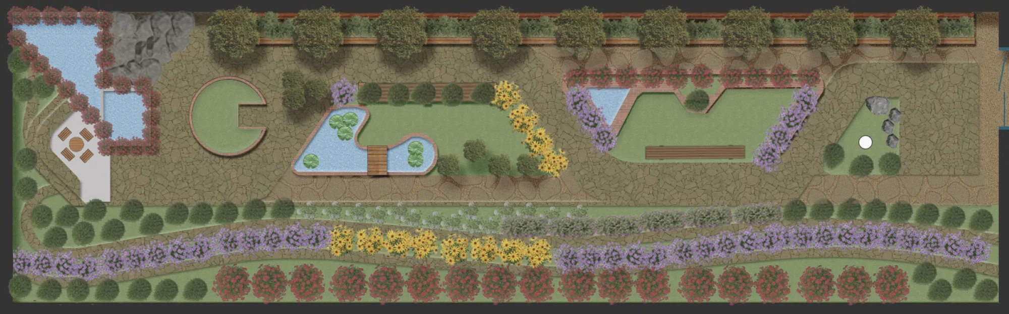 Large-scale Aquapini planting map