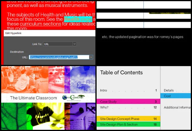 Isa, Highest Good Education, Creating a Sustainable Luxury Living Experience, One Community Weekly Progress Update #701, The Ultimate Classroom, sustainable luxury living, book cover redesign, spread reordering, weekly blog bios, One Community Global, graphic design feedback, educational book design, webpage updates, cover design exploration