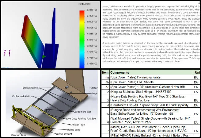 Shivarama, Duplicable City Center, Developing Global-Sustainability Systems, One Community Weekly Progress Update #699, spa cover heat capacity, thermal blanket, spa heat loss reduction, thermal analysis, spa cover insulation, thermal boundary conditions, heat transfer analysis, thermal performance, energy efficiency, spa insulation design