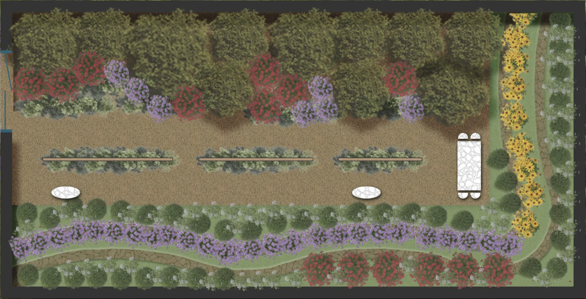 Walipini 2 planting map