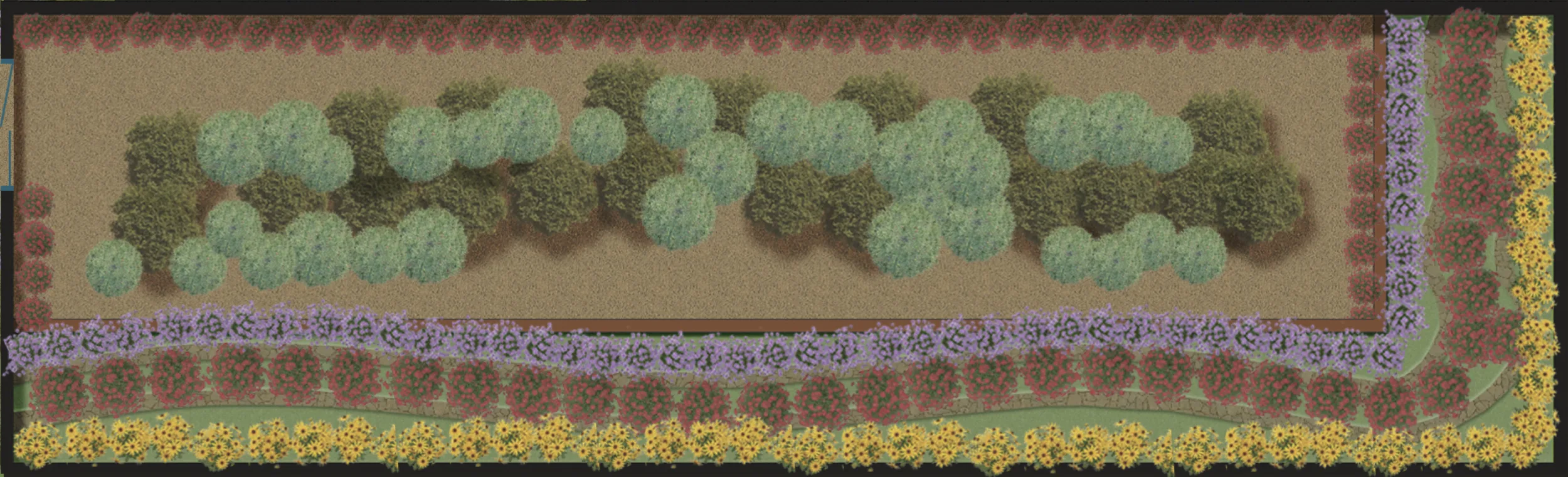 Walipini 3 planting map