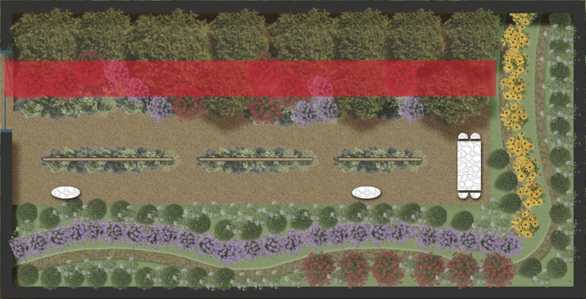 Diverse guava varieties grown in a sustainable food garden
