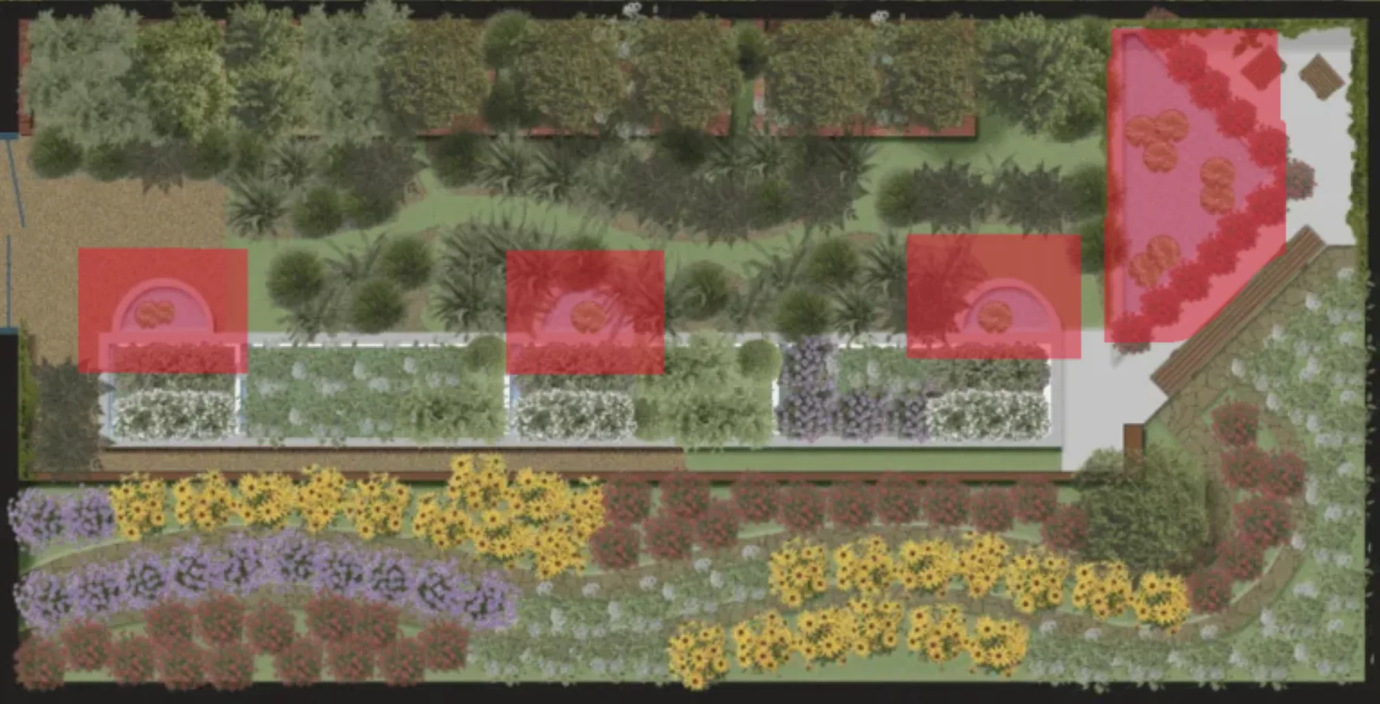 Water plantings aquaponics landscape plan