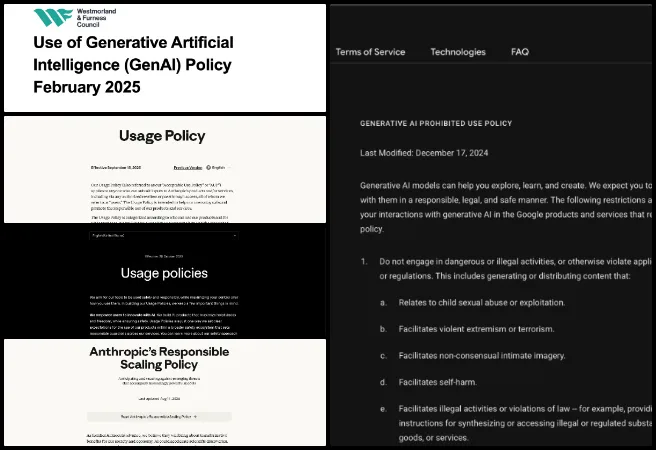 Anagha, Highest Good Society, Creating Better Sustainability, One Community Weekly Progress Update #706, AI usage policy, creating better sustainability, perpetual purpose trusts, workplace AI laws, One Community Global, Legal Research and AI Policy, AI policy templates, employment AI bias audits, state AI regulations, nonprofit AI governance