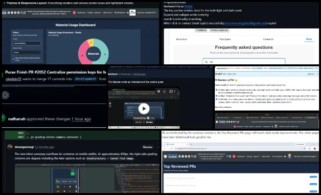 Highest Good Network Software, Eco-regenerative Lifestyle Construction, One Community Weekly Progress Update #704, pull request, PR review, PR review team, software team, software development, Highest Good Network, Highest Good society, One Community, MERN Stack, software engineering, MongoDB, React.js, Node.js, Express.js, open source software