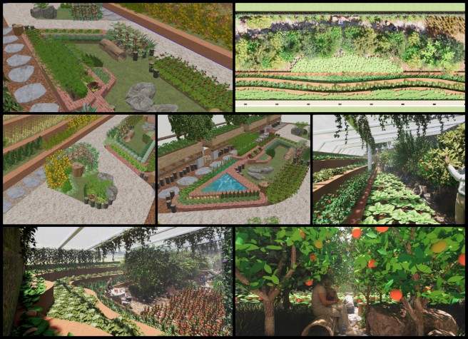 Zoey, Highest Good Food, Creating Better Sustainability, One Community Weekly Progress Update #706, Walipini 3 design, food forest circulation, sustainable landscape design, pedestrian pathway planning, productive planting design, canopy and seating layout, AutoCAD landscape plan, aquapini planting design, natural seating areas, sustainable food forest planning 