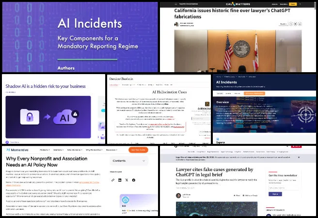 Anagha, Highest Good Society, Creating a World that Will Last, One Community Weekly Progress Update #708, Perpetual purpose trusts, creating a world that will last, AI usage policy, shadow AI approval process, One Community Global, Mata v. Avianca case study, AI incident reporting, NIST AI Risk Management Framework, nonprofit AI governance, Legal Research and AI Policy
